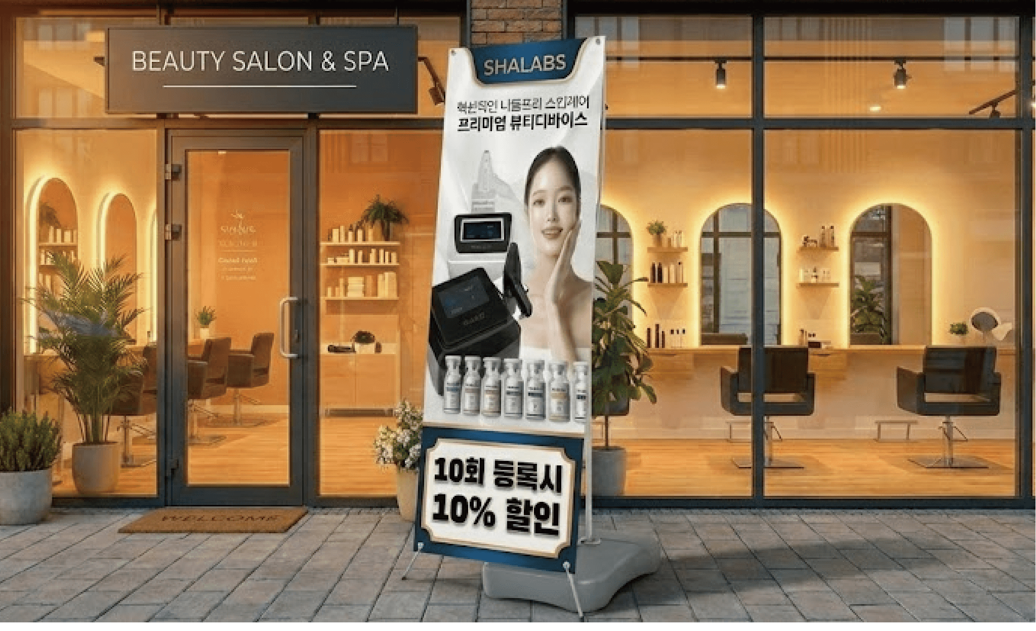 X배너 설치 이미지